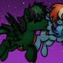 Request: Starnight and Rainbow Dash