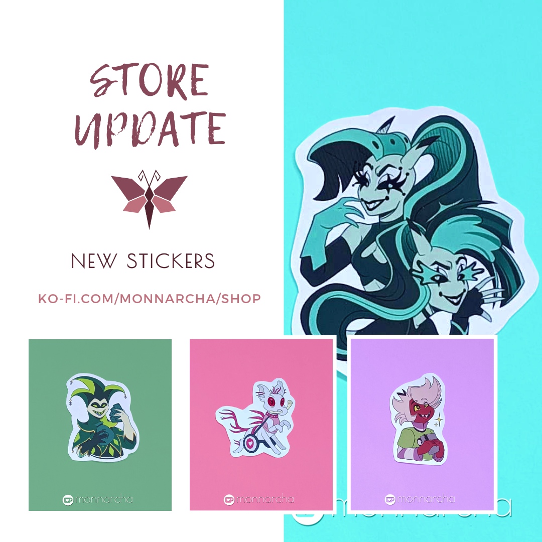 Sticky Sticker Deviantart STORE UPDATE | New stickers! by Monnarcha on DeviantArt