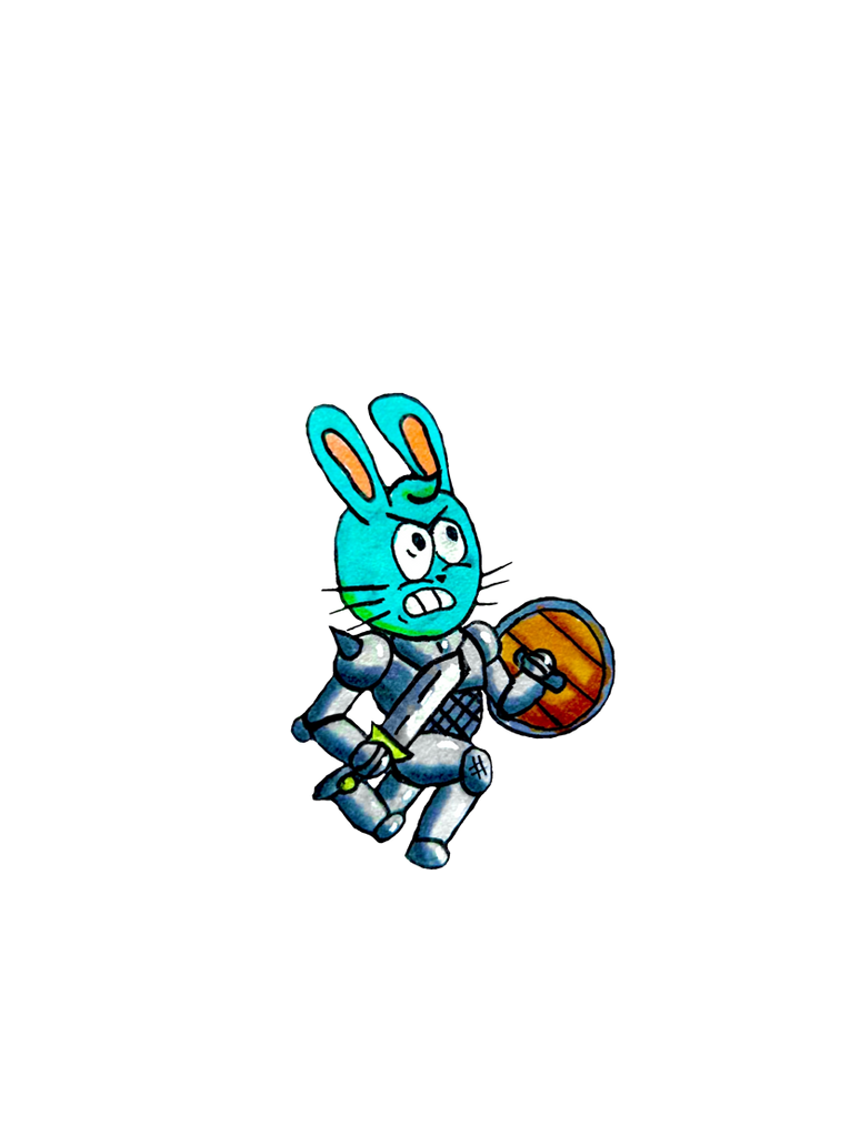 Rabbit knight by 80Zector on DeviantArt