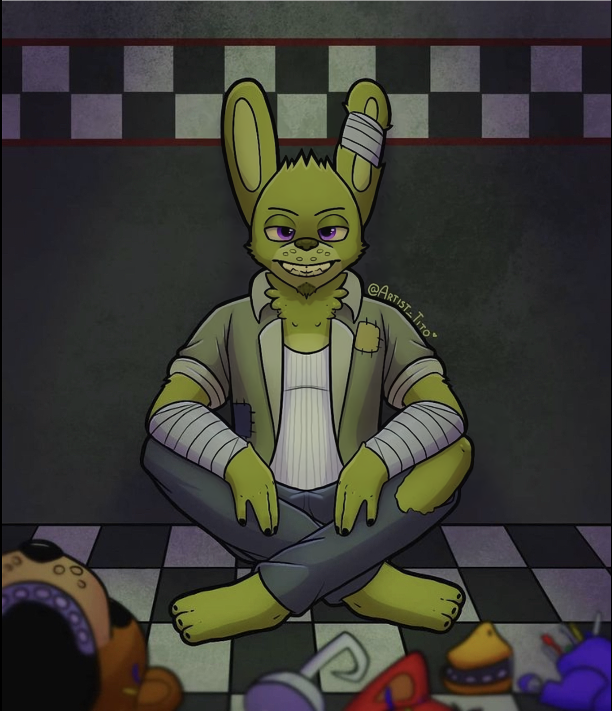 springtrap fanart !! by ArtistTito on DeviantArt