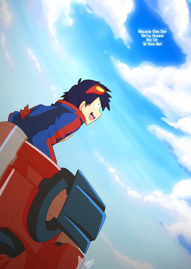 Gurren Lagann - Simon 's Sky