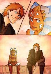 Just Anakin and Ahsoka by Renny08