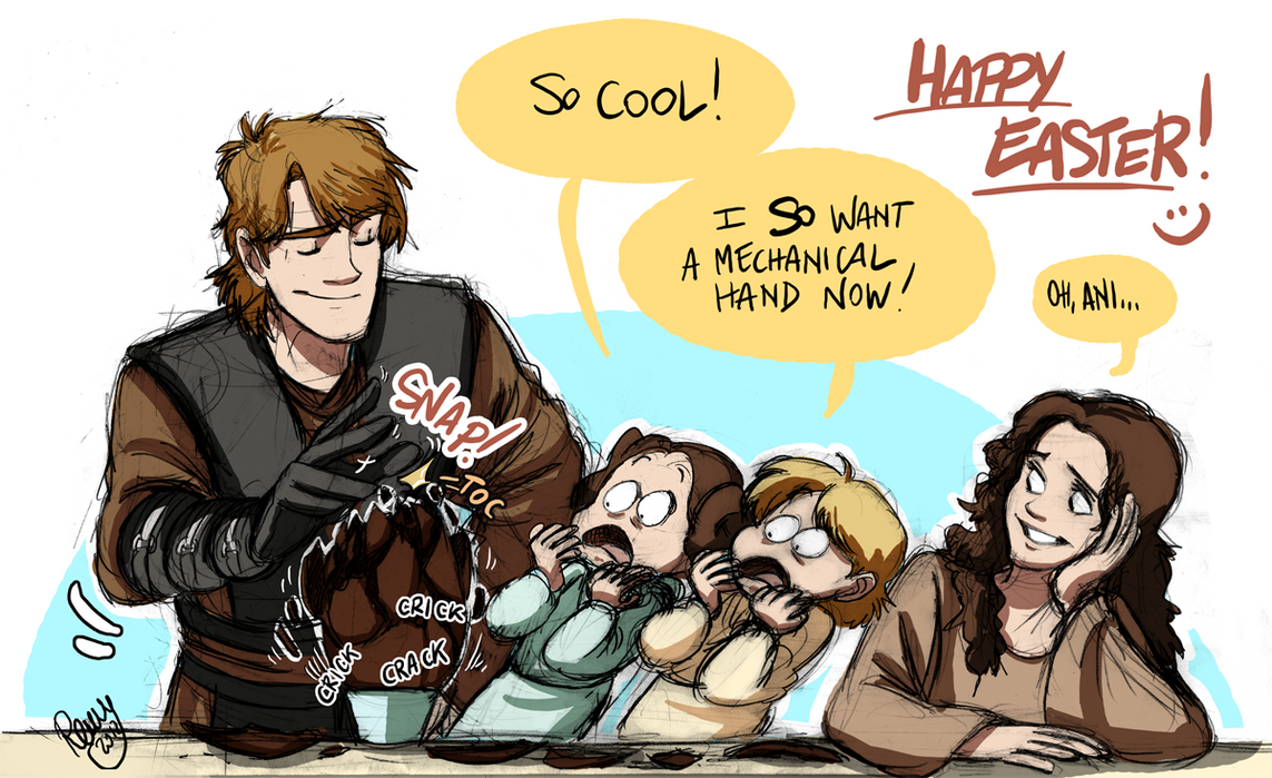 SW - Happy -belated- Easter :D by Renny08