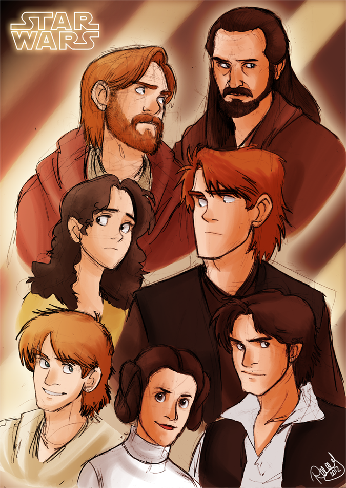 Star Wars Heroes by Renny08