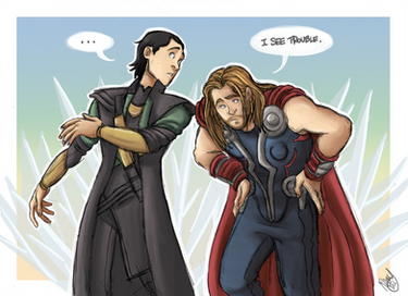 The Avengers - Thor and Loki: I See Trouble