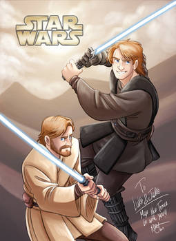 Star Wars - Anakin and Obi-Wan