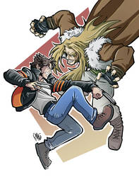 Logan VS Sabretooth by Renny08