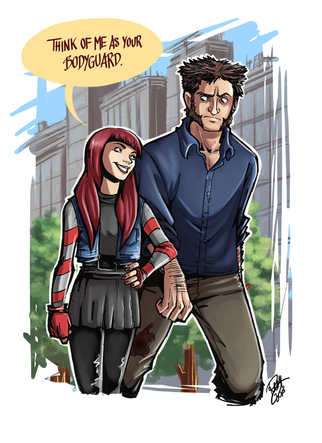 The Wolverine - Think of Me As Your Bodyguard by Renny08