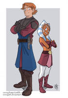 Anakin and Ahsoka