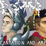 Incantation And Armour Cover (Ziall Fantasy!AU)