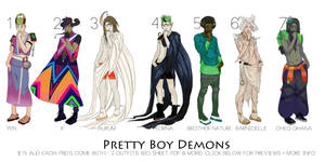 $10 Adopts - Pretty Boy Demons