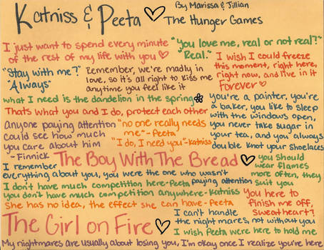 Katniss and Peeta quotes