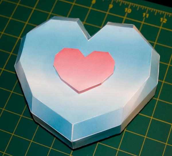 Piece of Heart papercraft