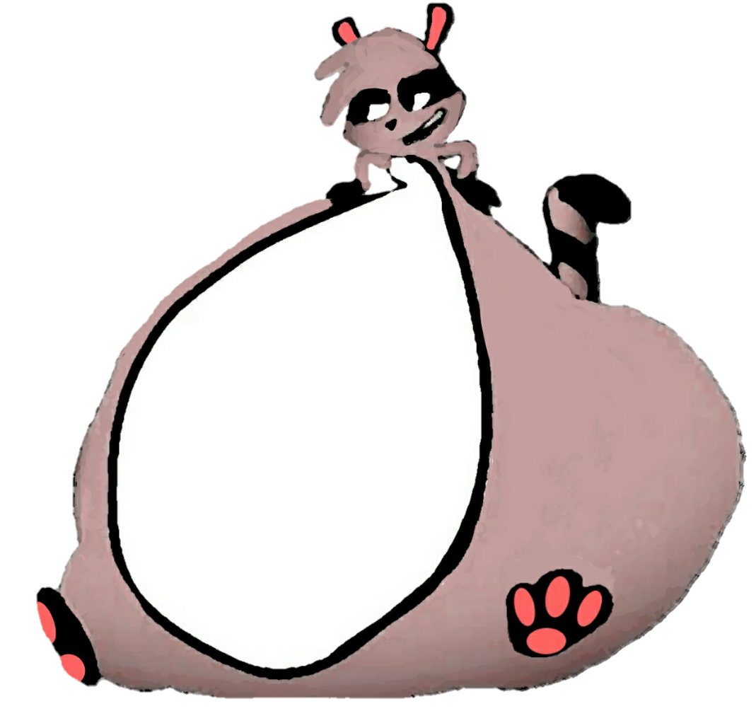 Fat Red Raccoon by MacParoo on DeviantArt