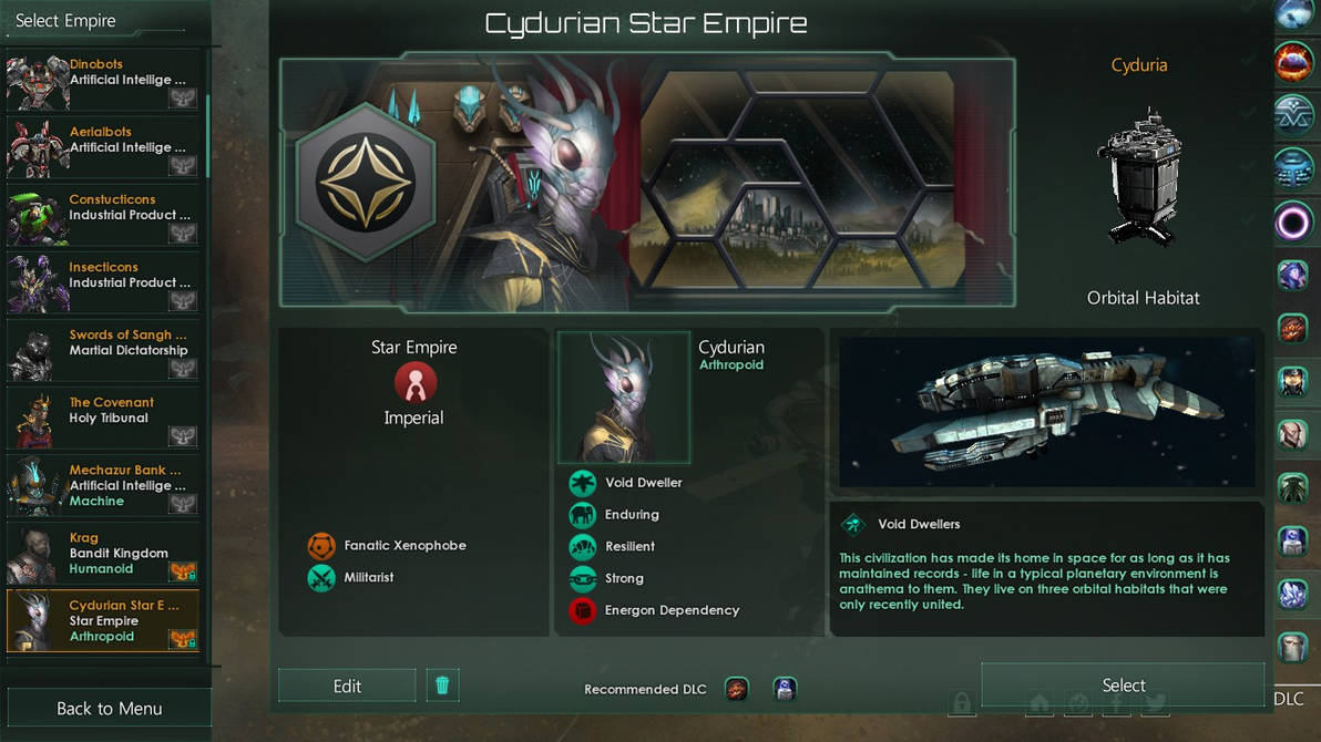 EAAM Stellaris Factions Cydurian Star Empire by MacParoo on DeviantArt
