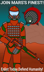 Martian State Recruitment Poster