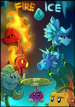 Pvz Comic Cover: Fire and Ice (link in the des)