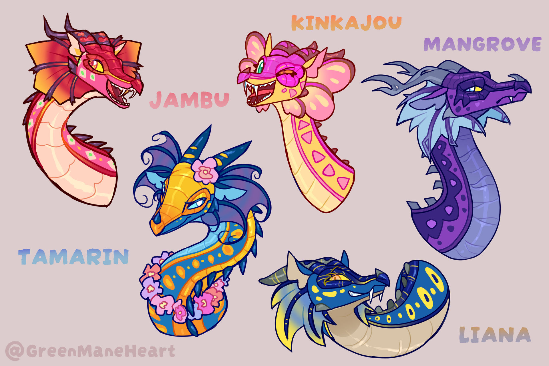 Rainwing Ruff WoF Fanart - The Rainwing Friends by GreenManeHeart on DeviantArt