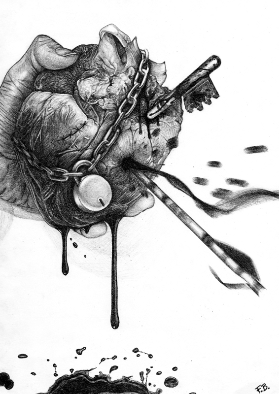 Chained heart by floboc