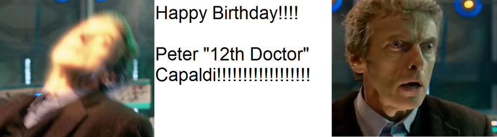 12th Doctor Birthday banner