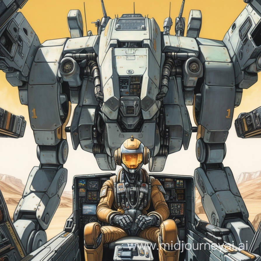 Mech Pilot and Mech by EMFreyre on DeviantArt