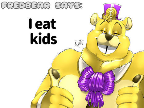 Golden Freddy: Stop call me Fredbear!!! by KiaraGBG16 on DeviantArt