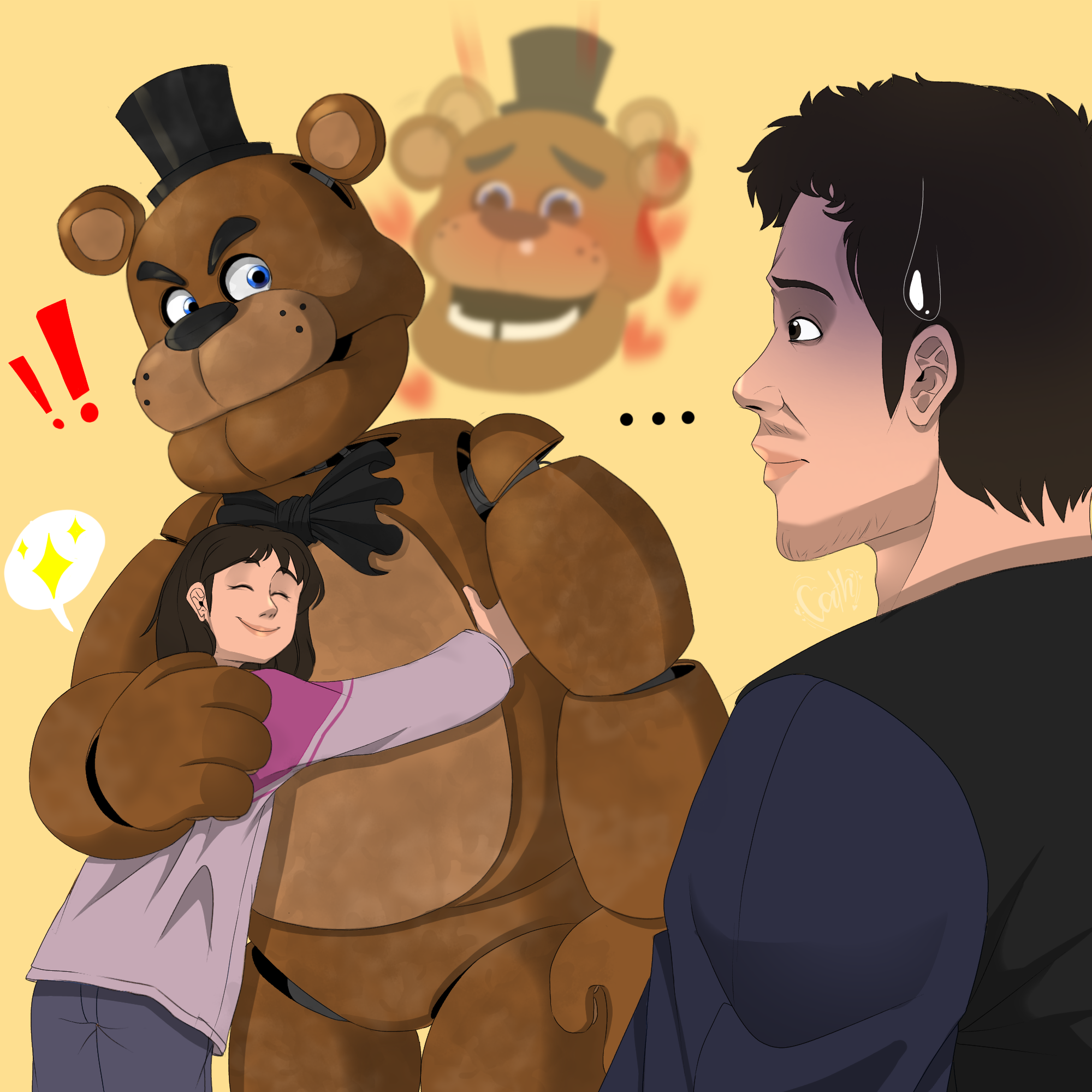 Abby meets Gregory Fanart Fnaf 2023 by MusicalHeart14 on DeviantArt