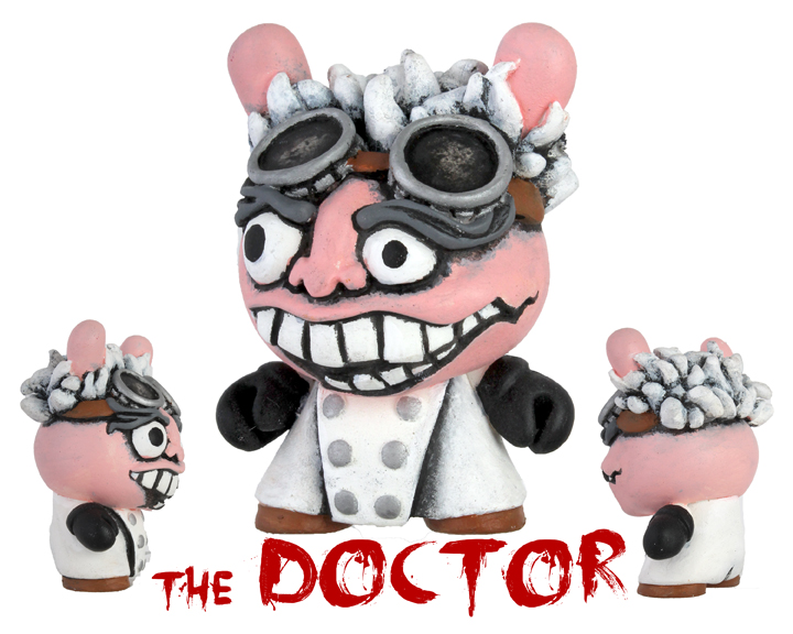 Dunny Monster : Painted The Doctor