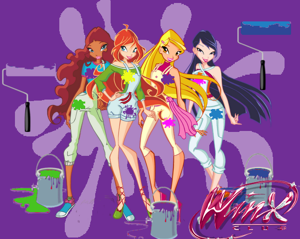 Winx Club Season 4 Paint Outfits