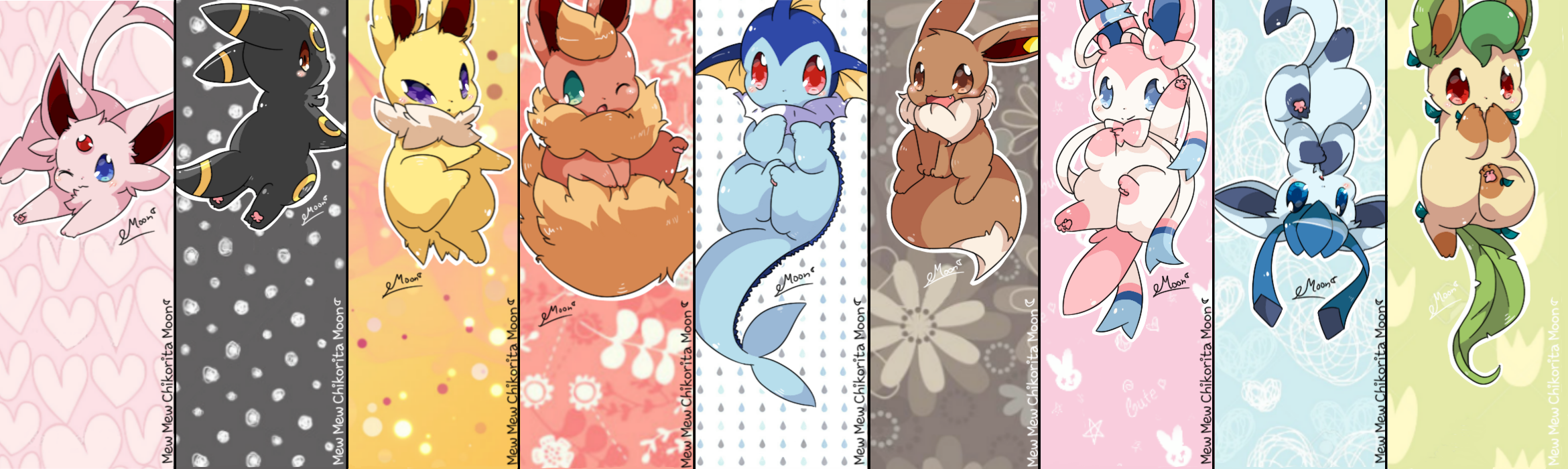 Eeveelutions Bookmark