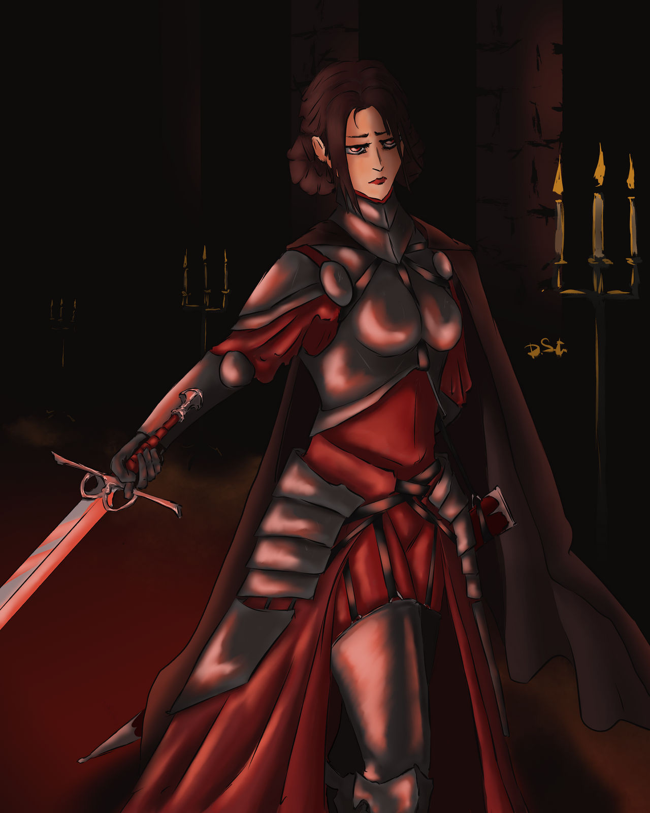 Red Knight Fanatsy Red knight by DeapSeaTangerine on DeviantArt