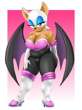 Rouge The Bat - Thicc