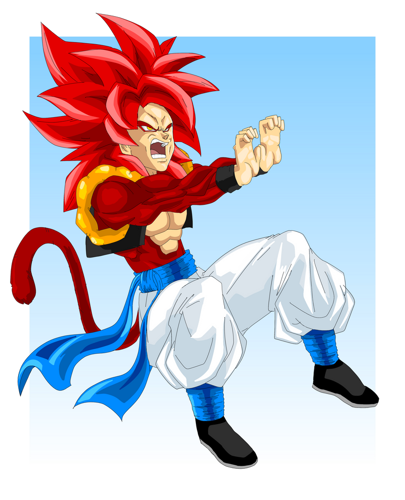 Gogeta SSJ4 by Maijin-kakarroto on DeviantArt