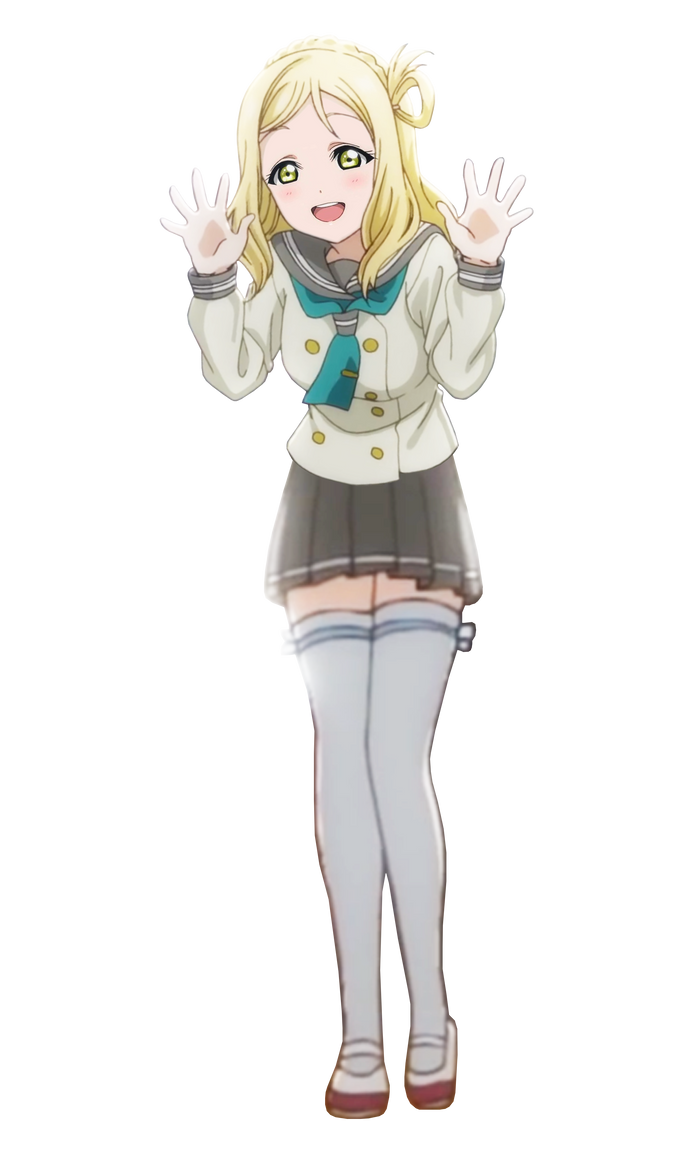 Mari Ohara Render by Kingevan210 on DeviantArt