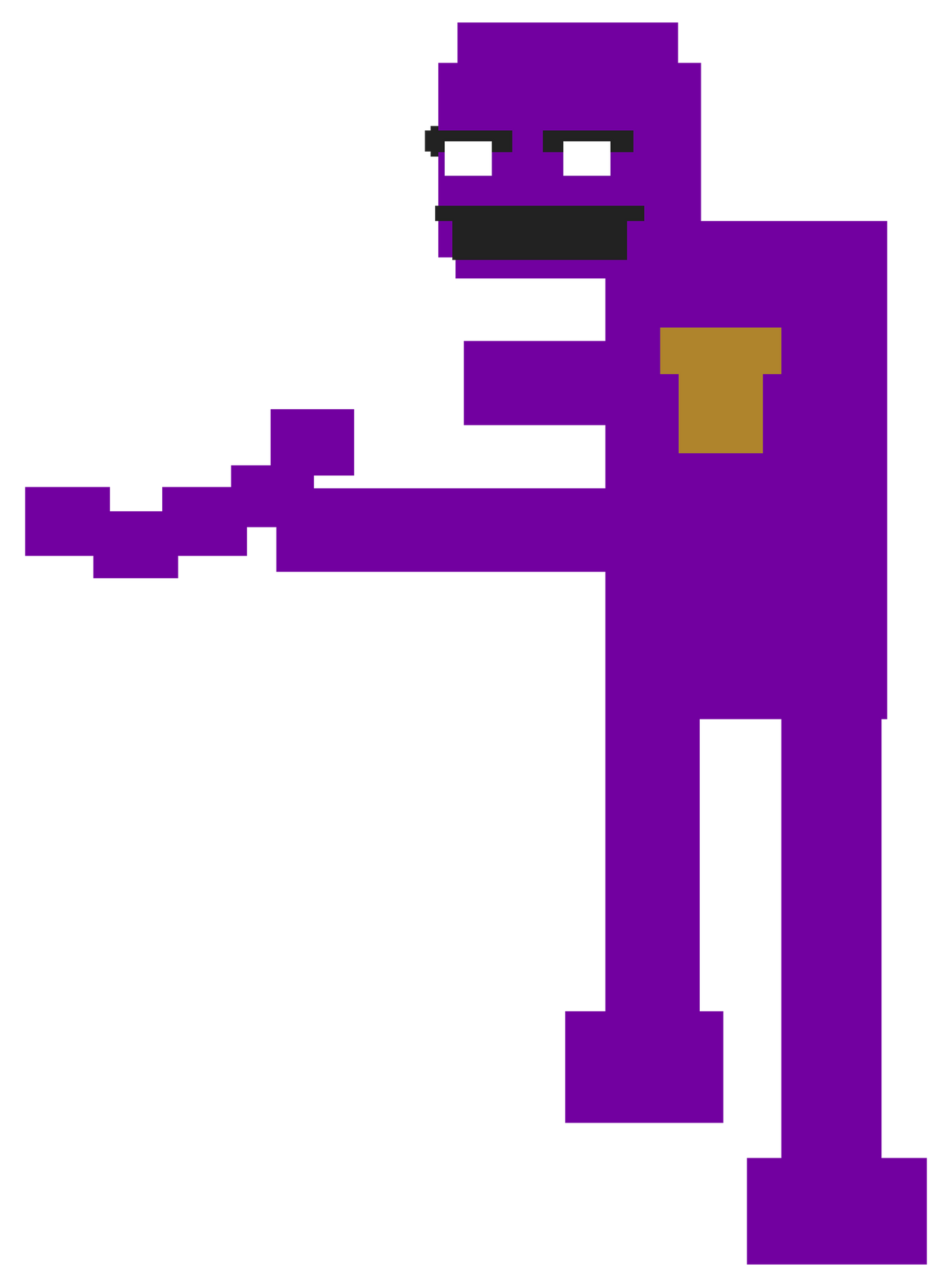 William Afton (Purple Guy) Render by Kingevan210 on DeviantArt