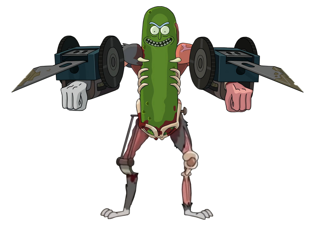Pickle Rickson Pickle Rick Render by Kingevan210 on DeviantArt