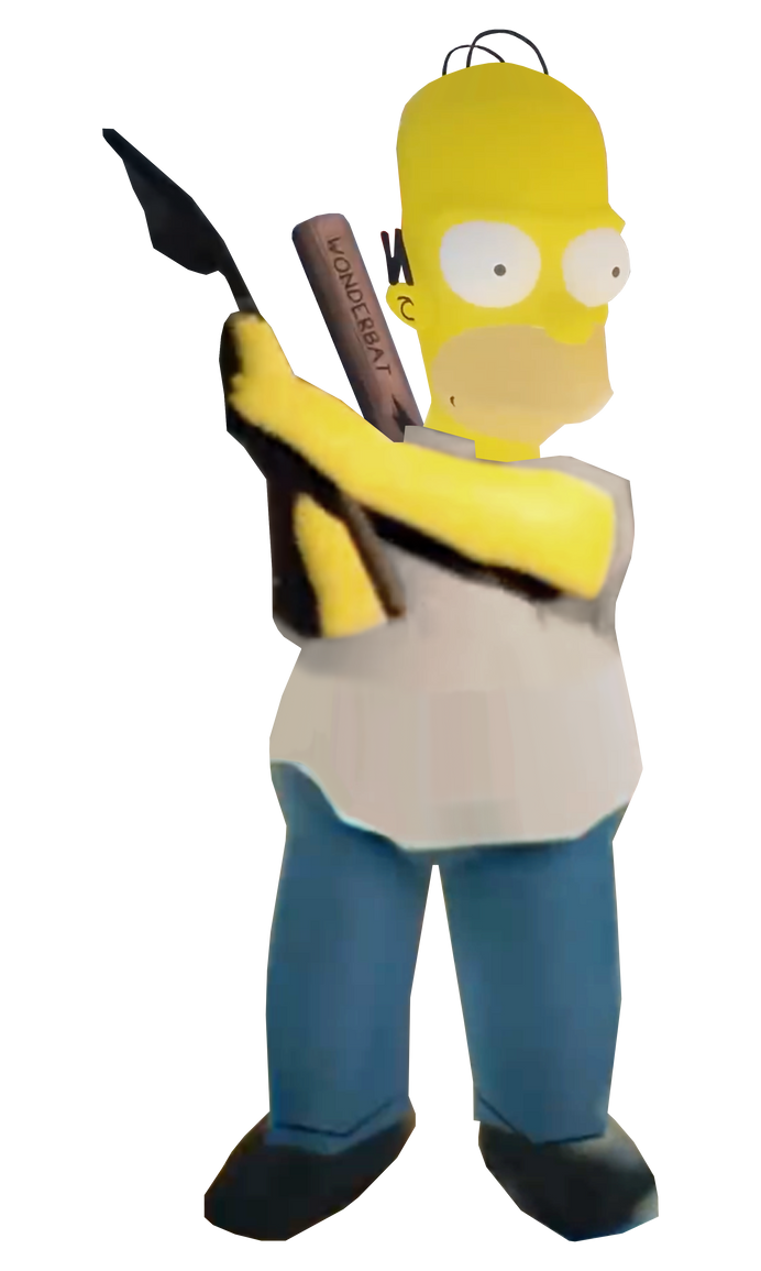 Modded Homer Render by Kingevan210 on DeviantArt