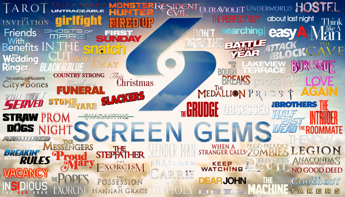 Screen Gems Collage By Kingevan210 On DeviantArt screen-gems-collage-by-kingevan210-on-deviantart