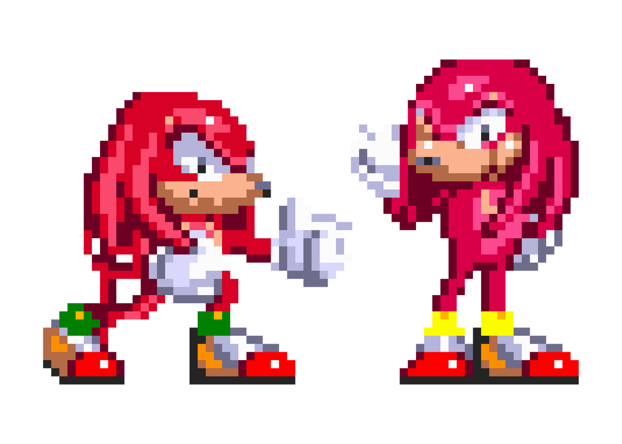 Knuckles And Knuckles Renders by Kingevan210 on DeviantArt