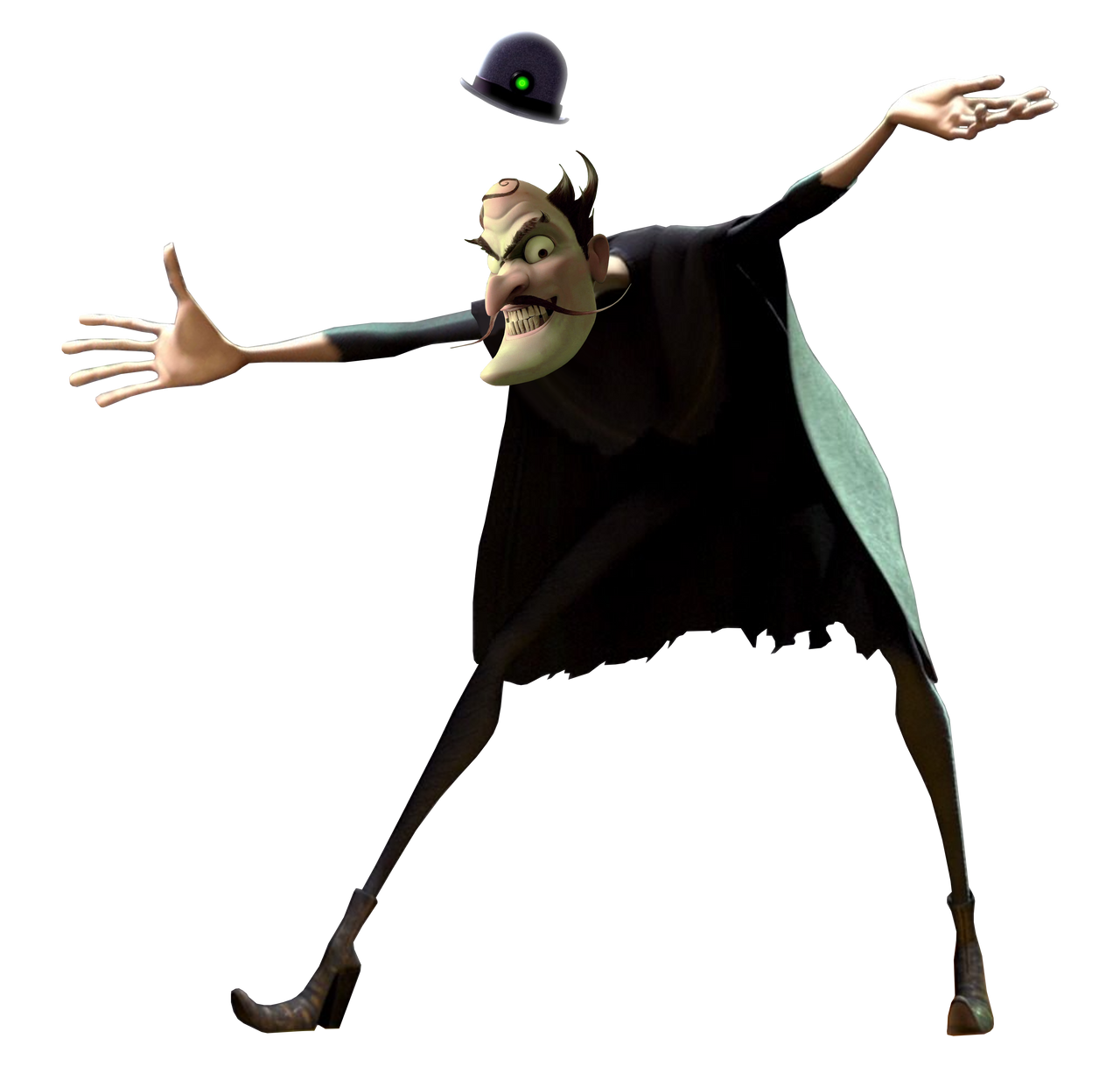 Bowler Monster Bowler Hat Guy Render by Kingevan210 on DeviantArt