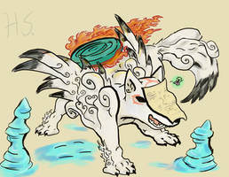 Amaterasu in the Moon cave