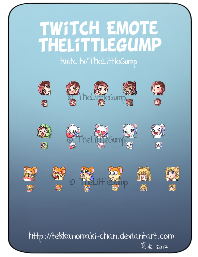 Commission: Twitch emote for TheLittleGump