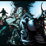 Werewolves VS Zombies Wraparound cover