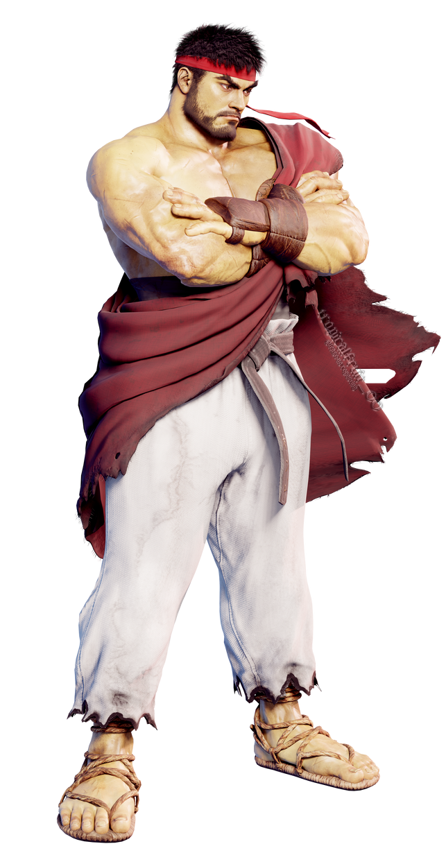 Ryu SF6 full body render by 10Asian01 on DeviantArt