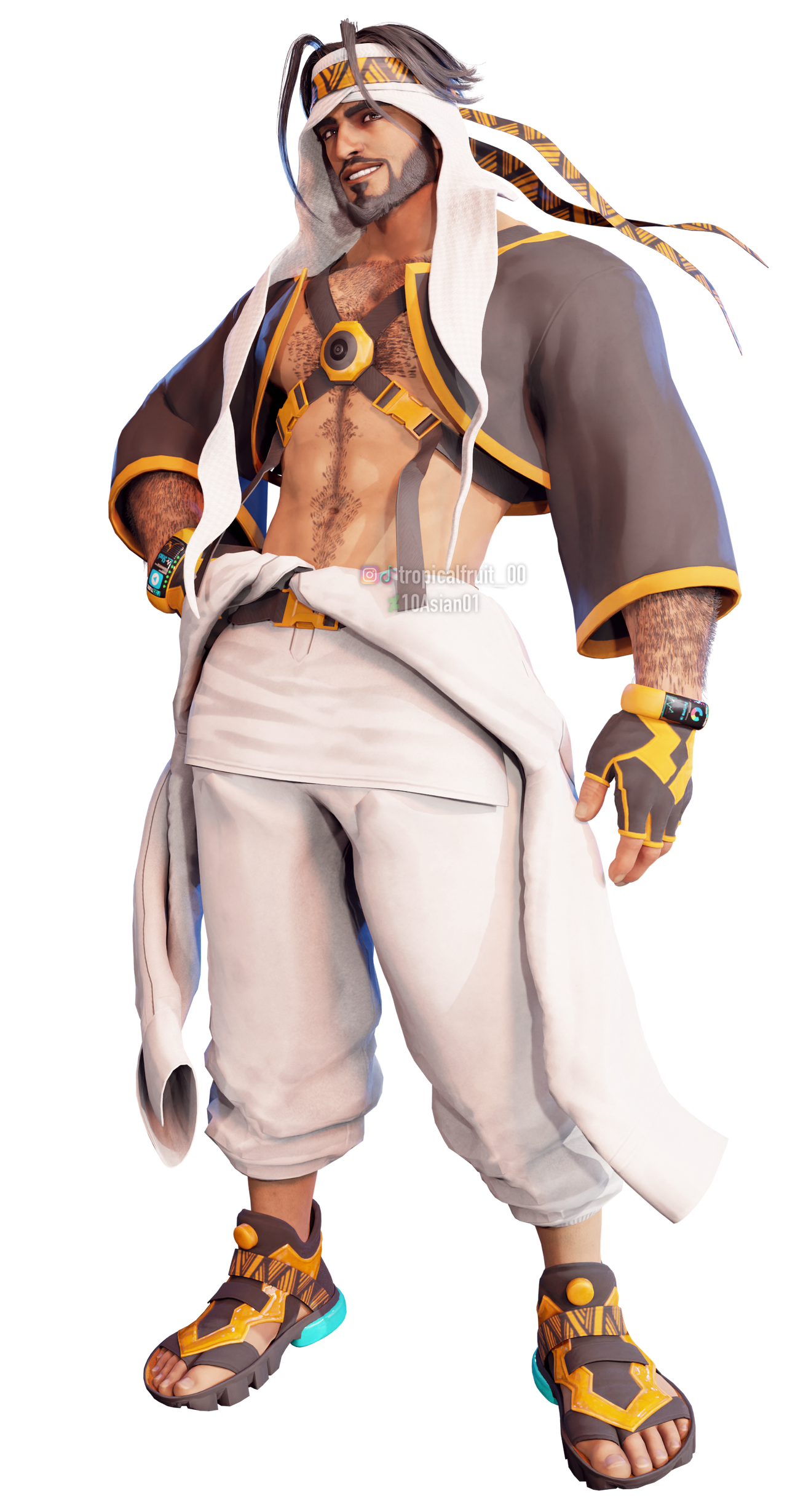X Rashid Avc Rashid full body render by 10Asian01 on DeviantArt