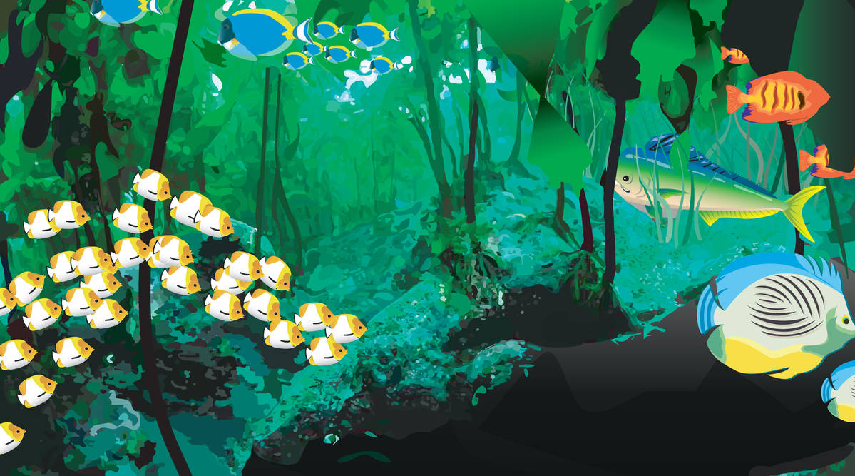 Ocean floor scene by dichotomies on DeviantArt
