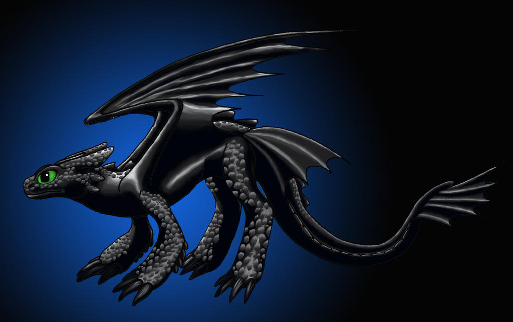 Toothless Colored With Scales by MysteriousHat21 on DeviantArt