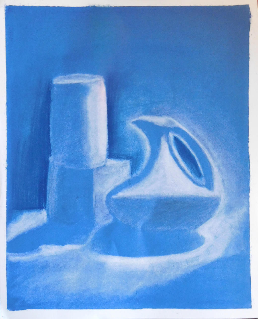 charcoal still life