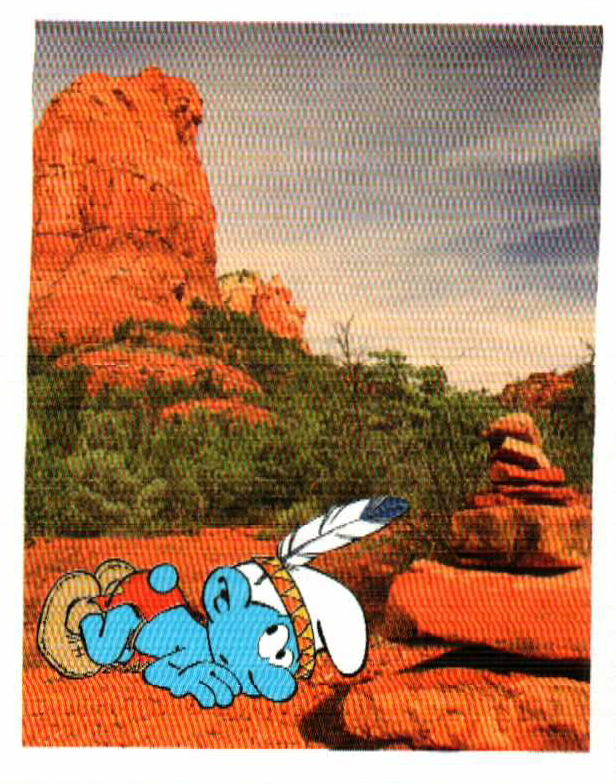 Smurf card 9