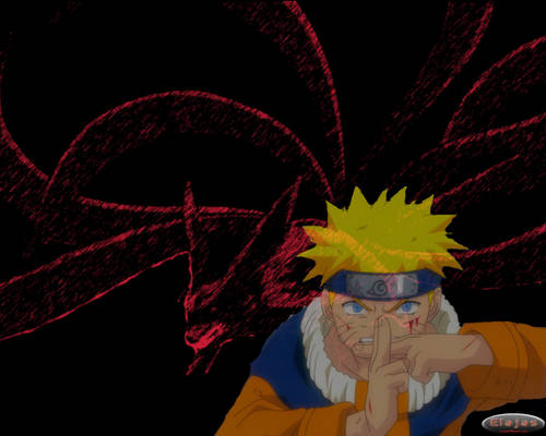 Naruto nine-tailed fox